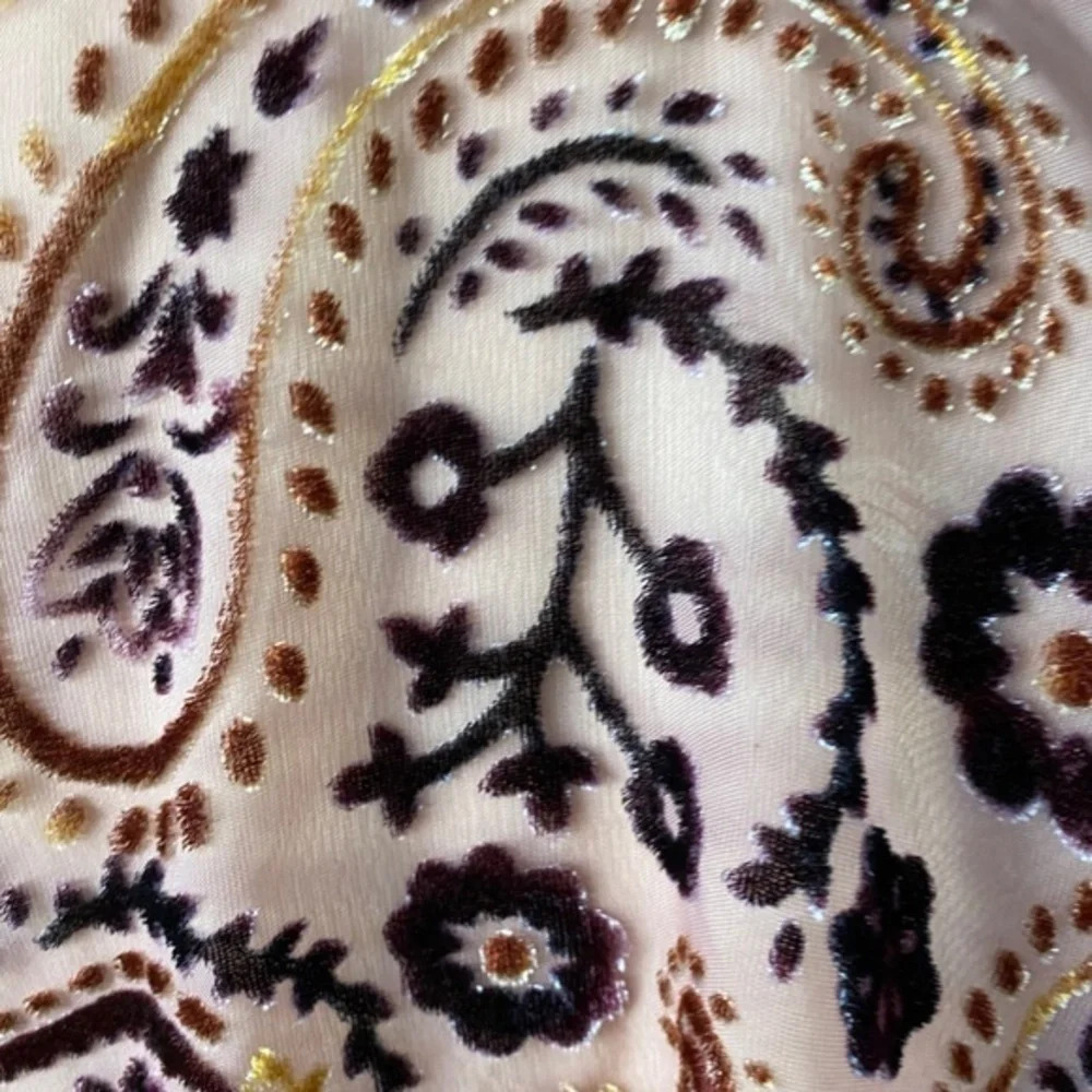 Japna Velvet Burnout Kimono Small - Picture 5 of 9